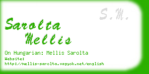 sarolta mellis business card